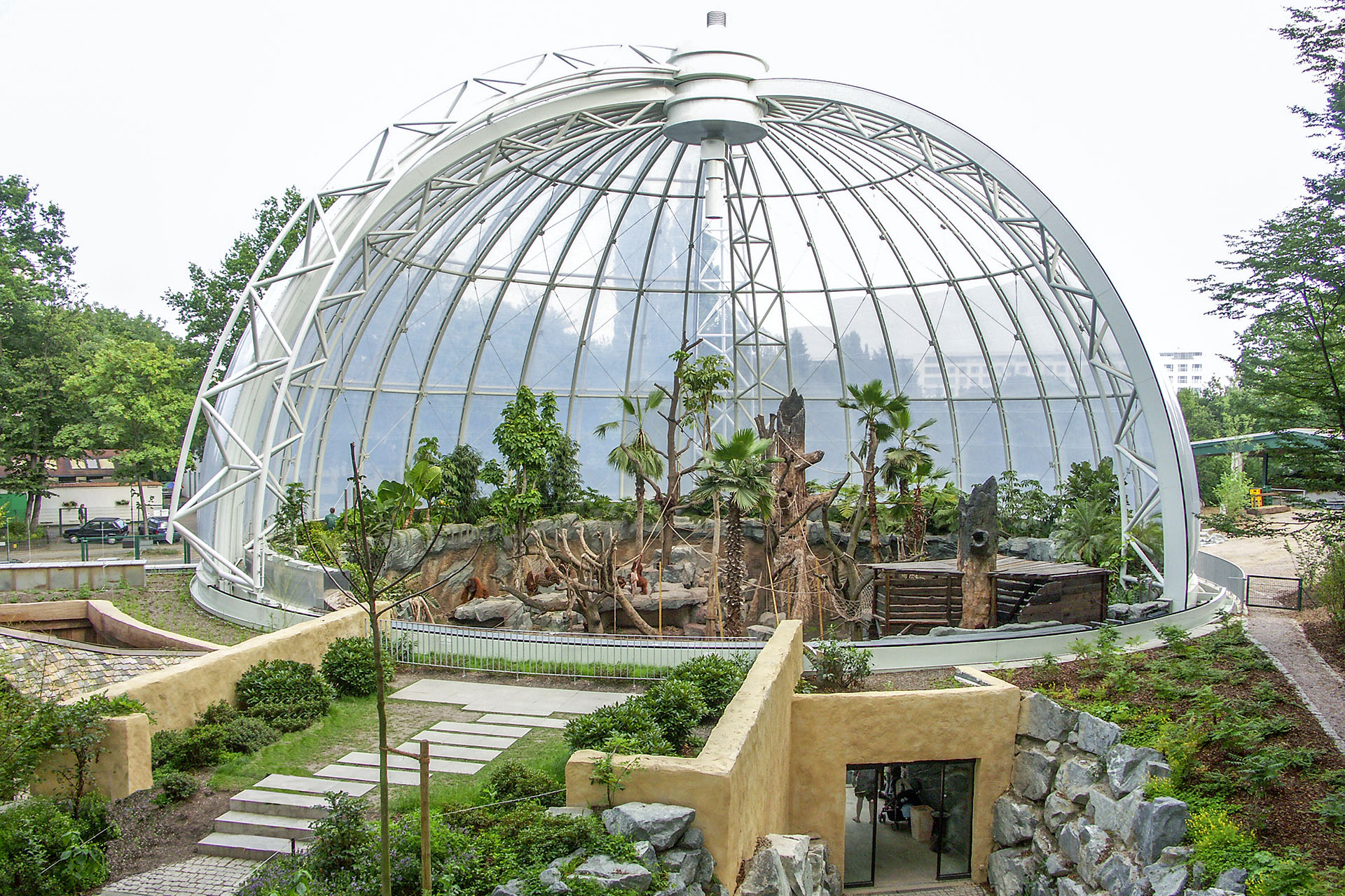 Orang Utan Haus im Tierpark Hagenbeck